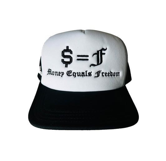 Money Equals Freedom Trucker Hat